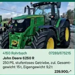 Lagerhaus John Deere 6250 R Angebot