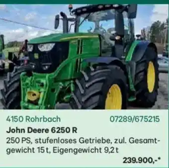 John Deere 6250 R