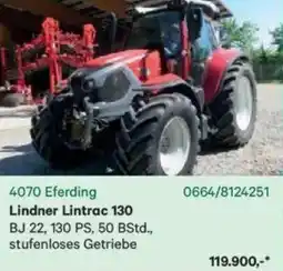 Lagerhaus Lindner Lintrac 130 Angebot