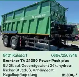 Lagerhaus Brantner TA 24080 Power-Push plus Angebot