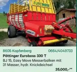 Lagerhaus Pöttinger euroboss 330 t Angebot