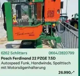 Lagerhaus Posch ferdinand 22 pzge 7.5d Angebot