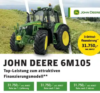 John deere 6m105