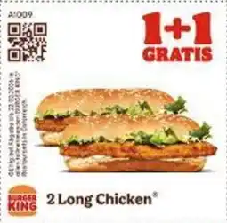 Burger King 2 Long Chicken Angebot
