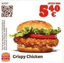 Burger King Crispy Chicken Angebot