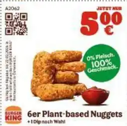 Burger King Plant-based Nuggets Angebot