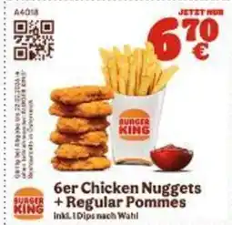 Burger King Chicken Nuggets Angebot