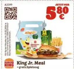 Burger King King Jr. Meal Angebot