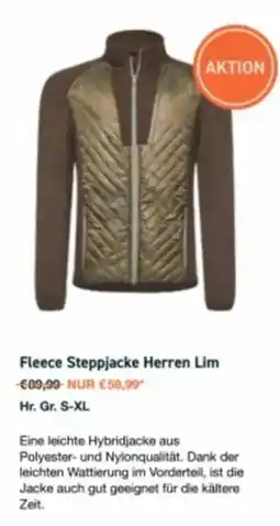 Lagerhaus Fleece Steppjacke Herren Lim Angebot