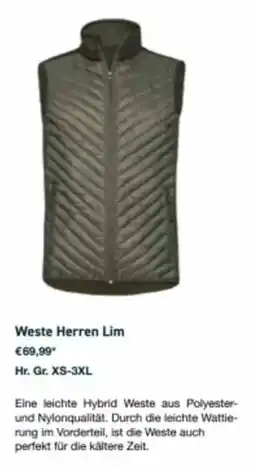 Lagerhaus Weste Herren Lim Angebot