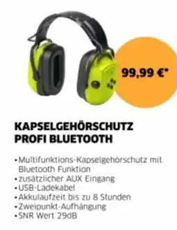 Lagerhaus Kapselgehörschutz profi bluetooth Angebot