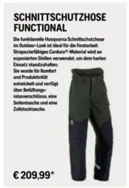 Lagerhaus Schnittschutzhose functional Angebot