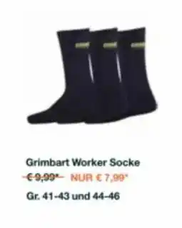 Lagerhaus Grimbart Worker Socke Angebot