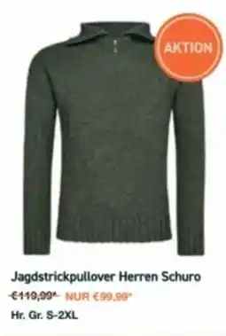 Lagerhaus Jagdstrickpullover Herren Schuro Angebot