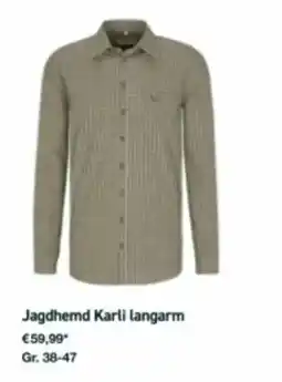 Lagerhaus Jagdhemd Karli langarm Angebot