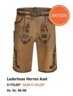 Lagerhaus Lederhose Herren Axel Angebot
