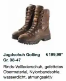 Lagerhaus Jagdschuh Golling Angebot