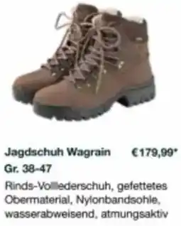 Lagerhaus Jagdschuh Wagrain Angebot