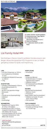 Billa Reisen Lisi Family Hotel Angebot