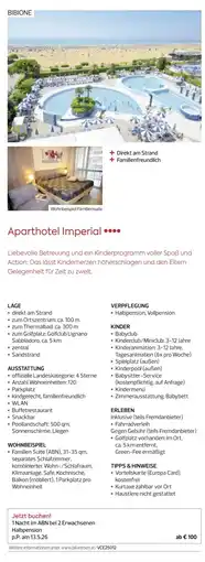 Billa Reisen Aparthotel Imperial Angebot
