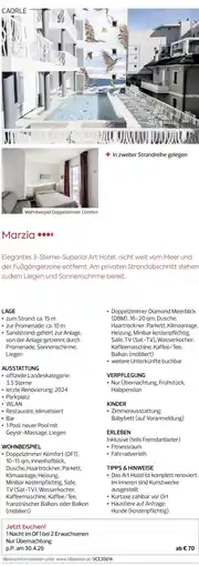 Billa Reisen Marzia Angebot