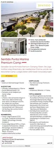 Billa Reisen Sentido Punta Marina Premium Camp Angebot