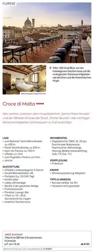 Billa Reisen Croce di Malta Angebot