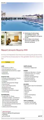 Billa Reisen Resort Amarin Rooms Angebot