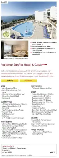 Billa Reisen Valamar Sanfior Hotel & Casa Angebot
