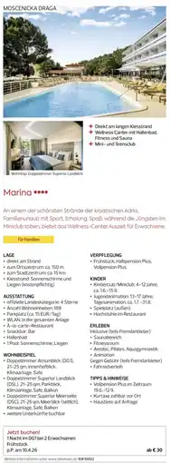 Billa Reisen Marina Angebot