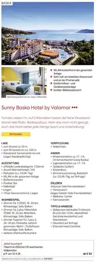 Billa Reisen Sunny Baska Hotel by Valamar Angebot