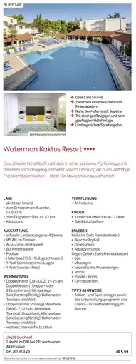 Billa Reisen Waterman Kaktus Resort Angebot