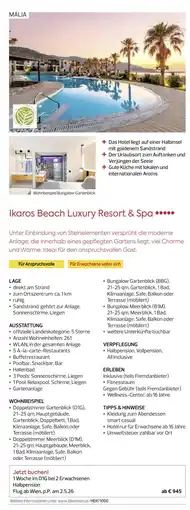 Billa Reisen Ikaros Beach Luxury Resort & Spa Angebot