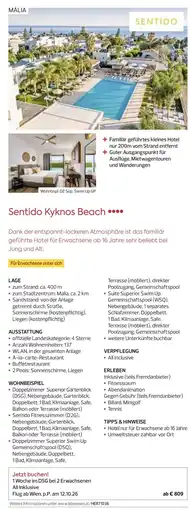 Billa Reisen Sentido Kyknos Beach Angebot