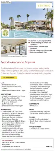 Billa Reisen Sentido Amounda Bay Angebot