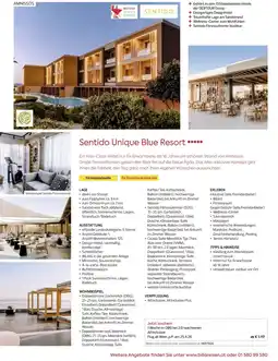 Billa Reisen Sentido Unique Blue Resort Angebot