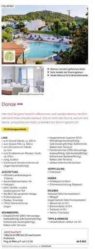 Billa Reisen Danae Angebot