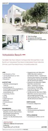 Billa Reisen Votsalakia Beach Angebot