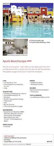 Billa Reisen Apolis Beachscape Angebot