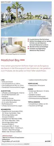 Billa Reisen Mastichari Bay Angebot