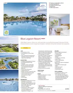 Billa Reisen Blue Lagoon Resort Angebot
