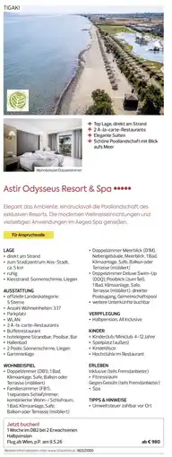 Billa Reisen Astir Odysseus Resort & Spa Angebot