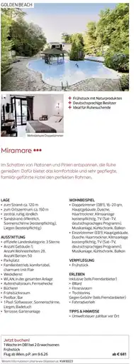 Billa Reisen Miramare Angebot
