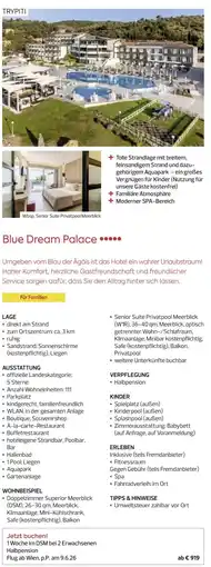Billa Reisen Blue Dream Palace Angebot
