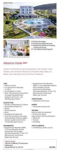 Billa Reisen Albatros Hotel Angebot