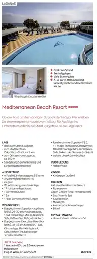 Billa Reisen Mediterranean Beach Resort Angebot
