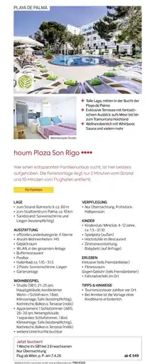 Billa Reisen houm Plaza Son Rigo Angebot