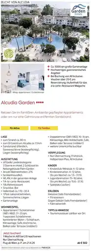 Billa Reisen Alcudia Garden Angebot