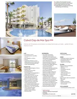 Billa Reisen Cabot Cap de Mar Spa Angebot