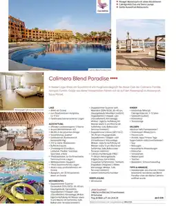 Billa Reisen Calimera Blend Paradise Angebot